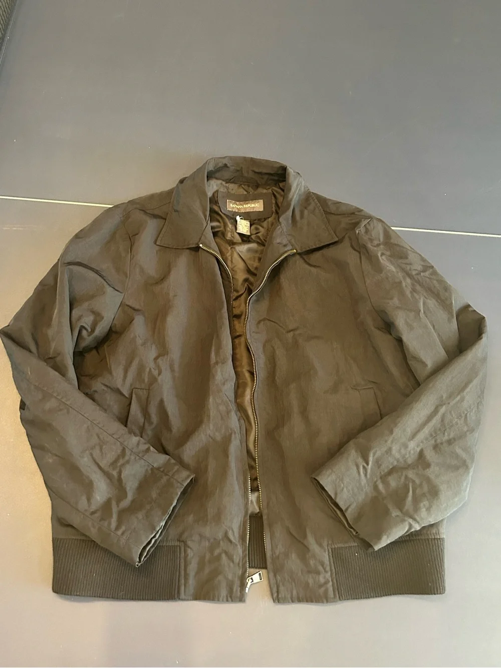 Banana Republic Black Bomber Jacket